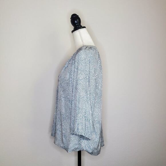 Joie Addie Leaf Print Blouse XS - Picture 4 of 7